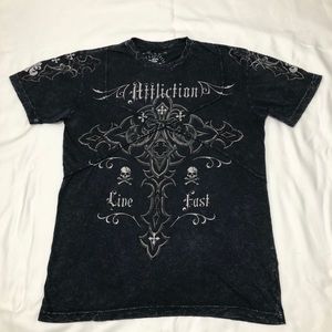 Affliction "Live Fast" Graphic Men T-shirt
